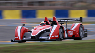 Illustration for article titled Corvette-Engined Formula Le Mans LMP2 Racer Makes Angry Noises